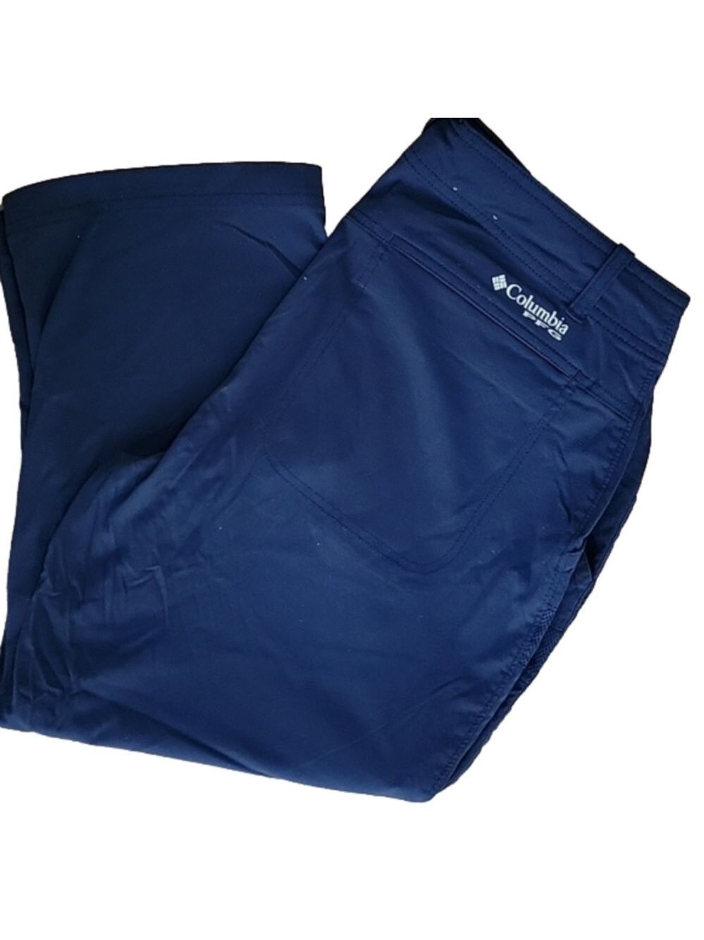 EUC Columbia Performance Fishing Gear Blue Women's Carpi Pants Size 10